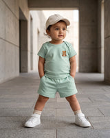 Easy Over | Baby Tee & Shorts Set