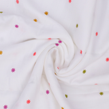 Autumn Breeze | Organic Muslin Baby Swaddle (GOTS Certified)