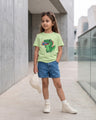 Green Tee | Printed T-Shirt for Kids