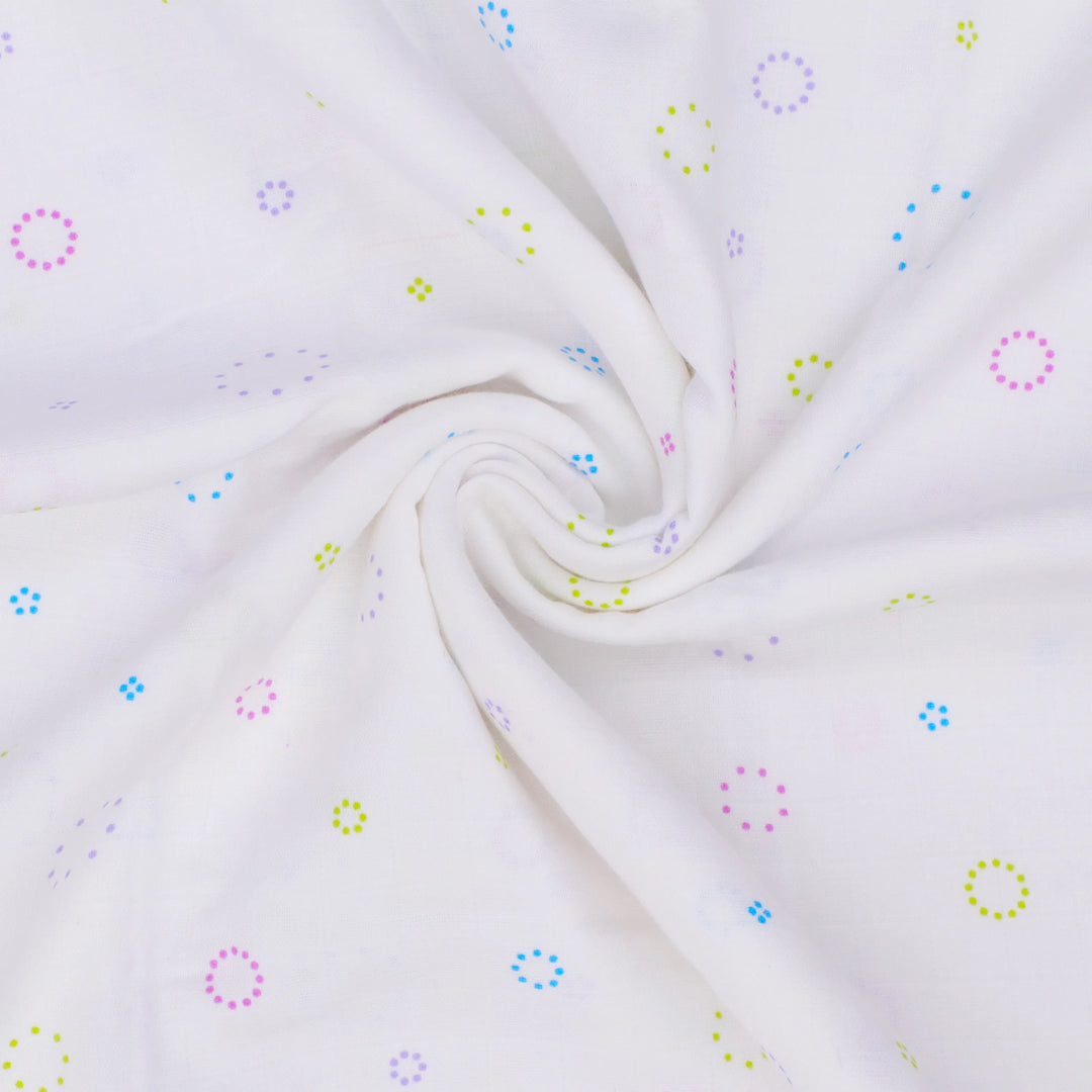 Autumn Breeze | Organic Muslin Baby Swaddle (GOTS Certified)