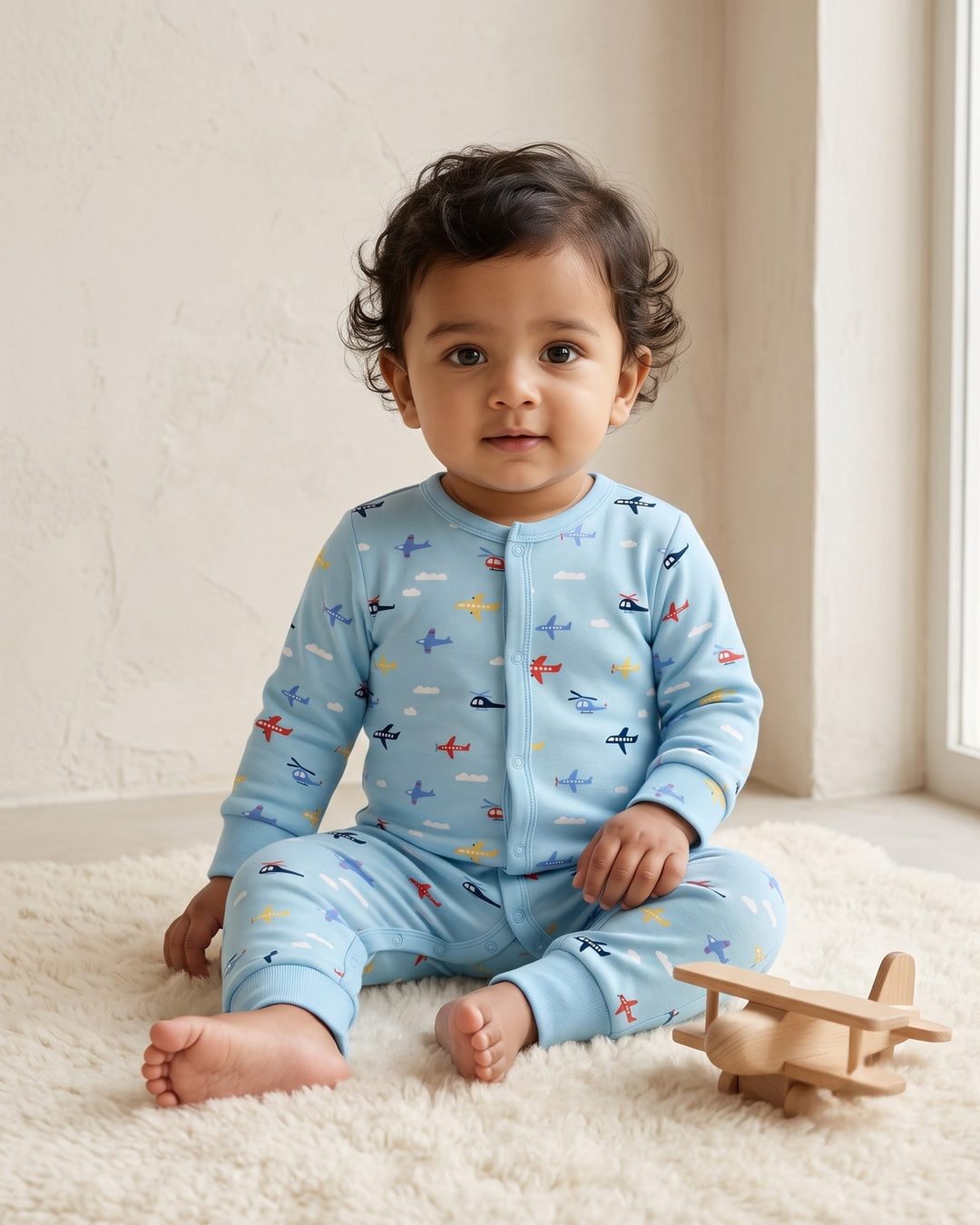 Aero | Interlock Full Sleeve Baby Jumpsuit