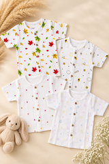 Pebbi | Organic Muslin Half Sleeve Baby Jabla
