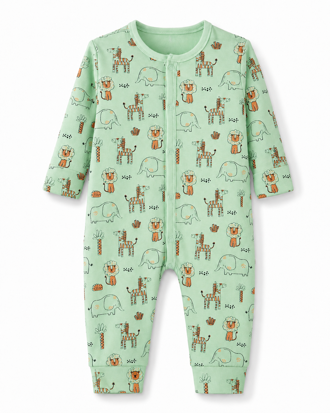 Zookie | Interlock Full Sleeve Baby Jumpsuit