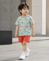 Coral Journey | Baby Top & Shorts Co-ord