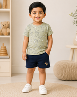 Sage Bambi | Baby Top & Shorts Co-ord