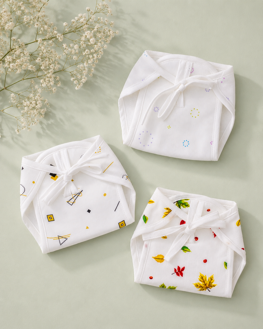 Geo Tots | Organic Muslin Baby Nappy