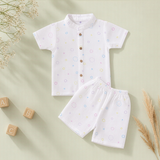 Organic Muslin Chinese Collar