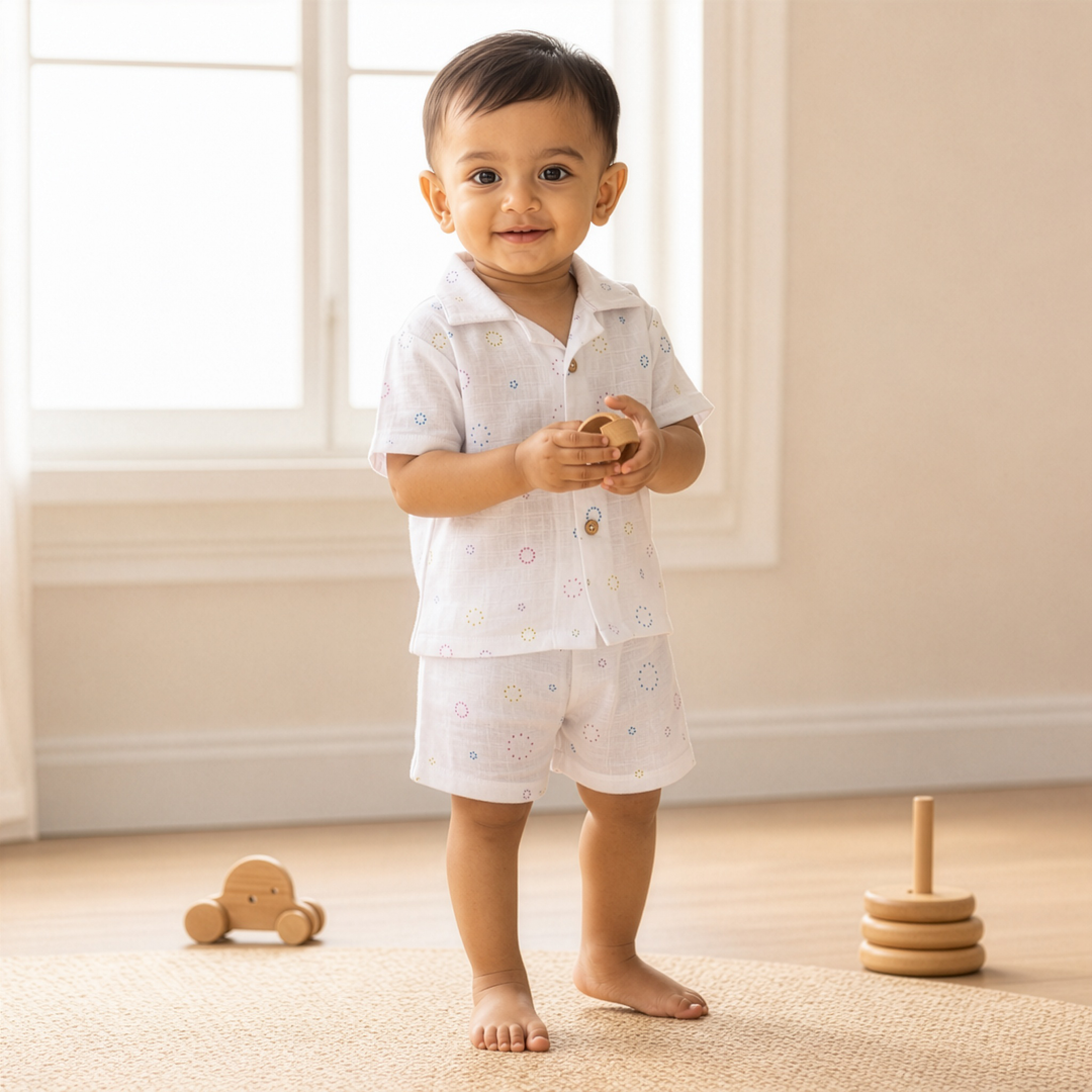 Organic Muslin Coat Collar
