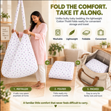 Cradle | Printed Cotton Baby Thottil with Net