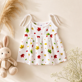 Petal Knot | Organic Muslin Baby Frock