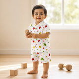 Kiko | Organic Muslin Mandarin Collar Co-ord