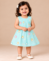 Alora | Cotton Muslin A-Line Frock