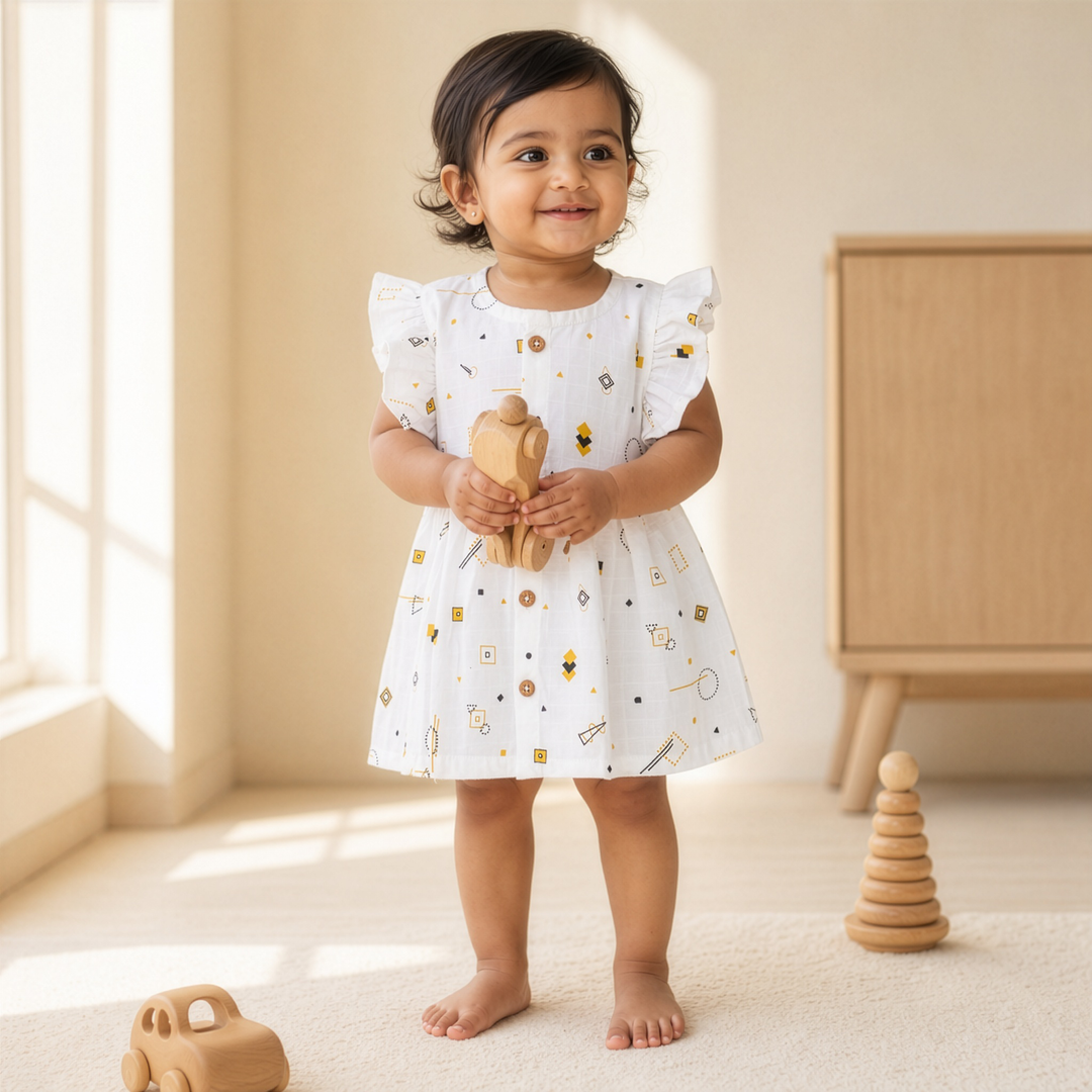 Organic Muslin Frock
