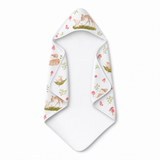 Woodland Friends | Muslin Hooded Baby Towel