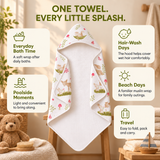 Woodland Friends | Muslin Hooded Baby Towel