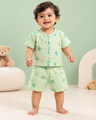 Joyful | Printed Dyed Muslin Co-ord Set