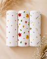 Moonlit Meadow | Organic Muslin Baby Swaddle (GOTS Certified)