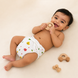 Autumn Buds | Organic Muslin Baby Nappy