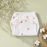 Autumn Buds | Organic Muslin Baby Nappy