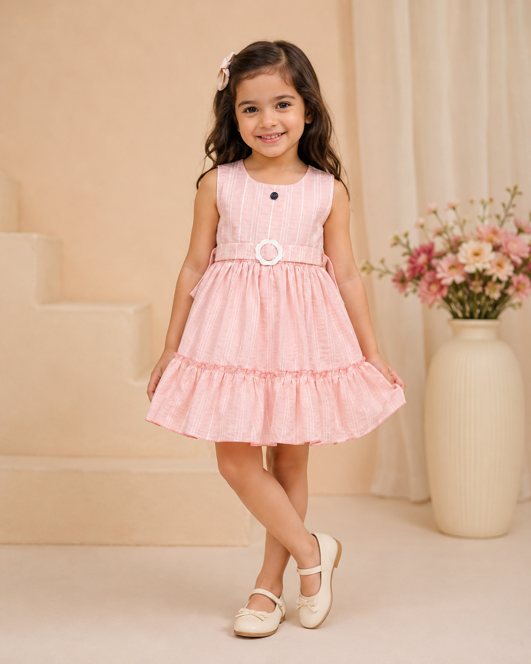 Peachlet | Elegant Occasion Frock for Girls
