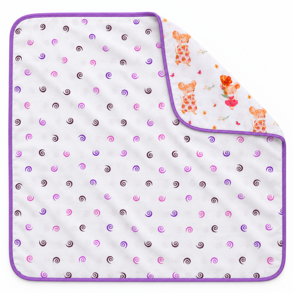 Cloud Nine | Reversible Muslin Baby Blanket