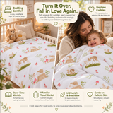 Mello | Reversible Muslin Baby Blanket