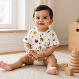 Pebbi | Organic Muslin Half Sleeve Baby Jabla