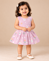 Elorie | Cotton Muslin Mixed Frock (Any Designs)