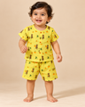 Pumpkin | Printed Dyed Muslin Co-ord Set