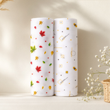 Autumn Breeze | Organic Muslin Baby Swaddle (GOTS Certified)