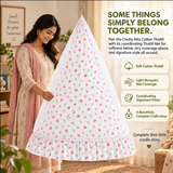 Lullaby | Printed Cotton Baby Thottil with Net