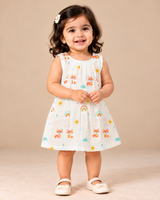 Alora | Cotton Muslin A-Line Frock